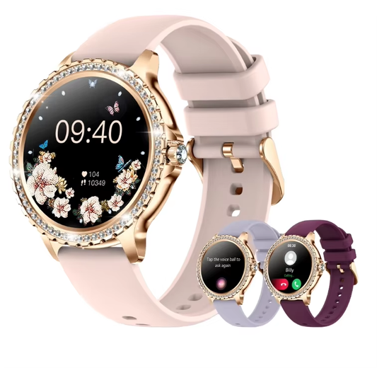 Dellnux I58 luxury Lady Smart Watch — Diamond-studded screen and a fashionable design